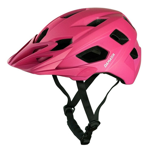 Capacete Bike Enduro Damatta Ciclismo Cor Rosa Tamanho M