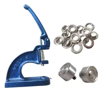 Comprar Máquina Remachadora + Dados Lona 3 Autoperforable + Ojillos