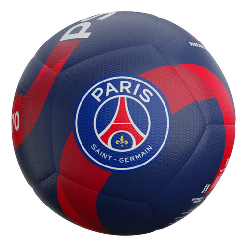 Pelota Futbol Flag Psg Marino Rojo Ras