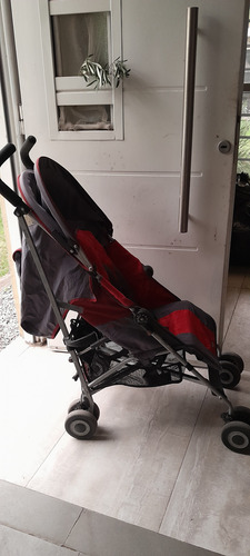 Cochecito Paraguitas Mclaren Quest Rojo Plata (Usado)