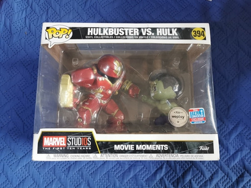 Funko Pop Hulkbuster Vs Hulk 394 Original Edición Limitada 