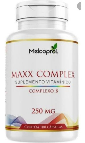 Maxx Complex Complexo B 350mg 100 Cpls - Melcoprol 24h Sabor Neutro