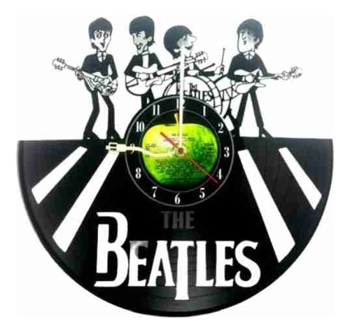 Reloj De Vinilo The Beatles Toons Regalos Decoracion 