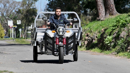 Triciclo 100% Eléctrico Utilitario Hard Work Trike Uruguay