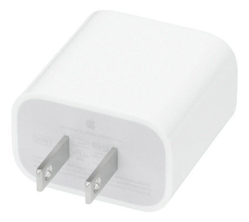 Cargador Apple 20w Usb C Para iPhone 12/ 13/ 14/ Pro/ Max