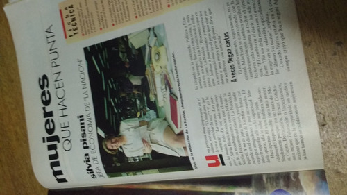 Revista Para Ti 3674 Silvia Pisani Jefa Economia Nacion 1992