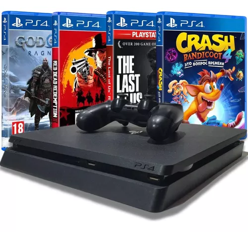 Console PlayStation 4 Slim Sony Com Jogo Red Dead Redemption 2