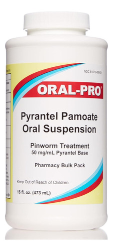 Oral Pro Pirantel Pamoato Suspensión Oral De 50 Mg / Ml 16 O