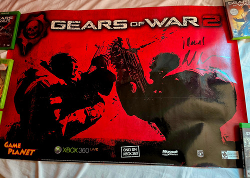 Pack5juegos Xbox360/one Gears Of War + Autógrafo'rodferguson (Usado)