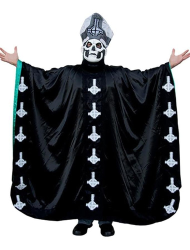 Disfraz Talla Única Para Hombre De Papa Ii Ghost