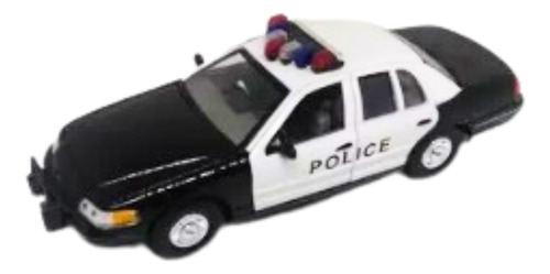 Carro De Coleccion Policia Ford 1:24