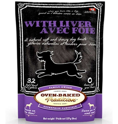 Snack Perro Oven Baked Dog Liver Treats 227gr. Np