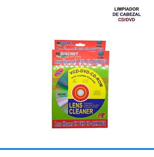 Limpiador De Cabezal Y Lente Optico Cd/dvd/pc