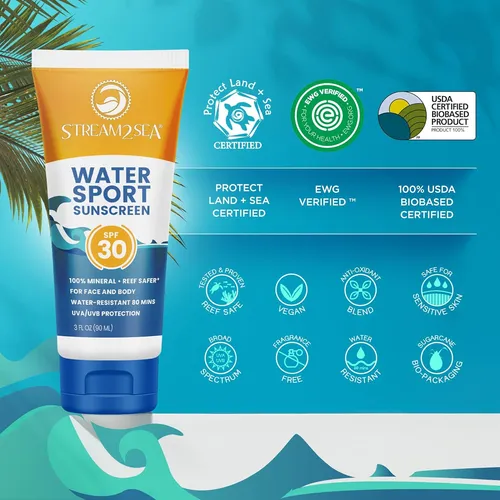 Protector Solar Mineral Biodegradable Stream 2 Sea Spf 30