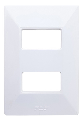 5 Interruptor 2 Teclas Simples 10a Placa Branca Dubai Bivolt