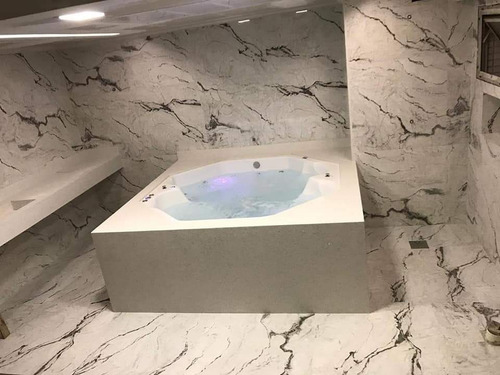 Spa Areal Quadrado 1.84 X 1.84+aquecedor+leds+base+12 Jatos