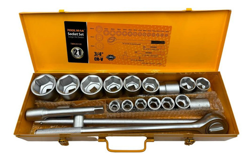 Kit Juego De Dados Chicharra Cuadrante 3/4 21 Piezas Toolmak