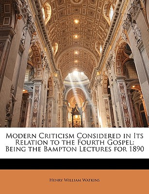 Libro Modern Criticism Considered In Its Relation To The ...