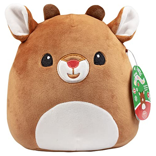 Squishmallow 8  Rudolph The Red Nosed Reindeer - Peluch...
