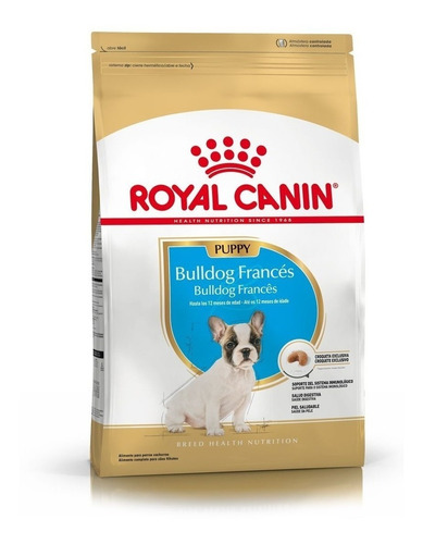 Alimento Royal Canin Breed Health Nutrition Bulldog Francés para perro cachorro de raza pequeña sabor mix en bolsa de 1 kg