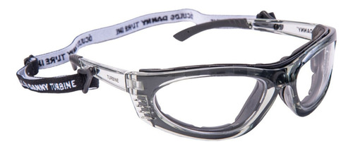 Oculos Vicsa Steelpro Turbine Lente Escura Cinza