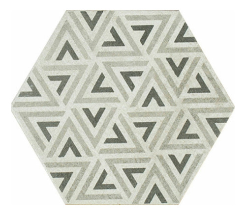 Porcelanato Piso Y Pared De 19.8x22.8 Hexagonal Decorado Mat