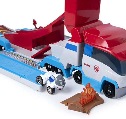 Paw Patrol Camión Paw Patroller Juego De Pistas Carros Metal