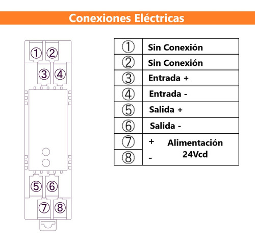 Convertidor Aislado Corriente A Voltaje 4-20ma A 0-10v Plc