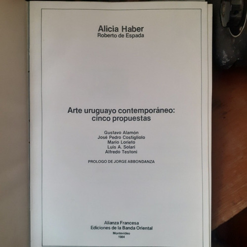 Arte Uruguayo Contemporáneo : Cinco Propuestas/ Alicia Haber (Usado)