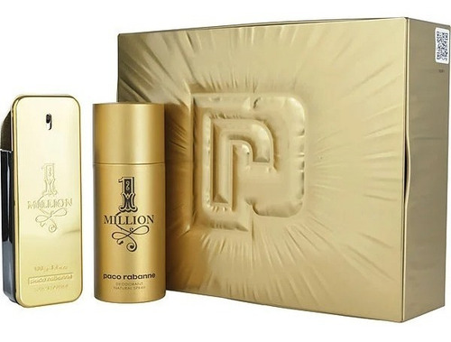 Perfume Hombre Paco Rabanne One Million 2 Pza Perfume 100 Ml