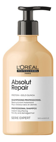Shampoo Reparador Absolut Repair Gold Loreal Pro 500 Ml