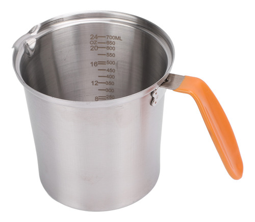 Milk Frother Cup Frothing Pitcher Lid Scale Em Aço Inoxidáve
