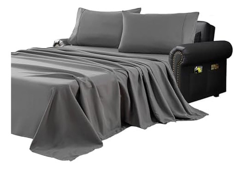 Kingnex - Sábanas Para Sofá Cama Queen Para Sofá Cama, Suave