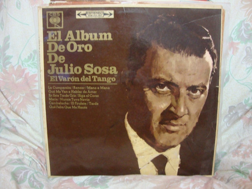 Vinilo Julio Sosa El Album De Oro De Julio Sosa T3