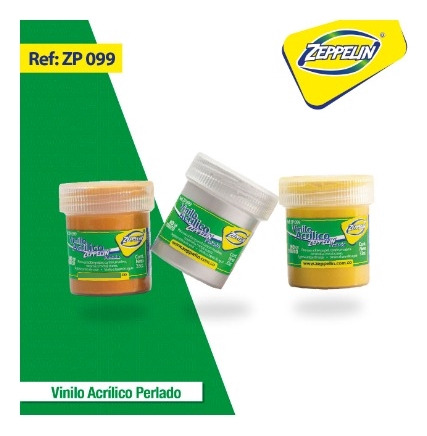 Pintura Acrílica Metálica Zeppelín 33cc, Caja X 12 Unid