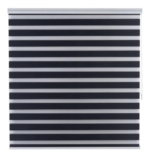 Cortina Enrollable Duo Gris Oscuro 100x100 Cm Afj