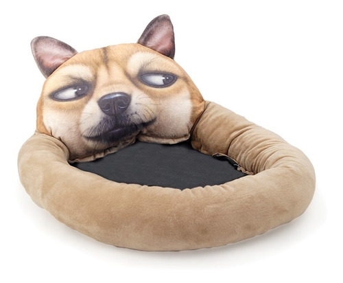 Imagen 4 de 4 de Cama Suave Grande Para Mascota Con Dibujo Animado