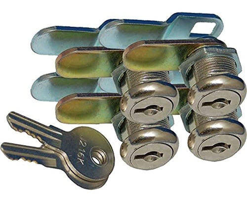 Prime Products 18-3319 1-1/8  Keyed Camlock- Pack De 4