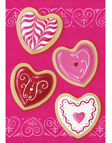 Toland Home Garden 101158 Heart Cookies Bandera De San Valen