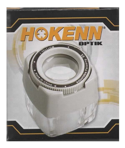 Imagen 1 de 4 de Lupa Hokenn Foco Regulable Y Escala 8 Aumentos Mg13100-1