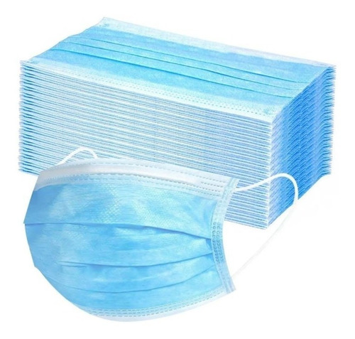 Imagen 1 de 2 de Mascarillas Quirúrgicas Desechables 3 Capas-caja 50 Unidades
