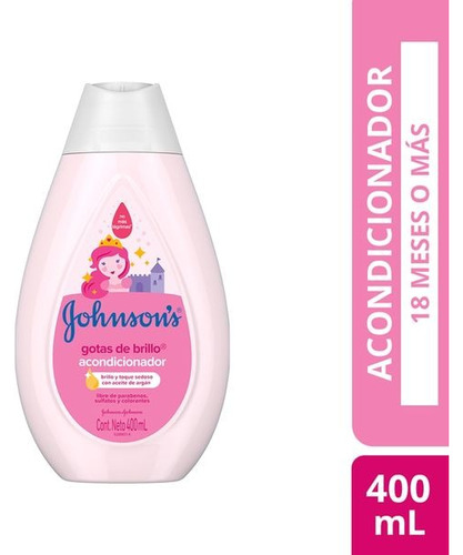 Johnsons Baby Acondicionador Gotas De Brillo 400 Ml