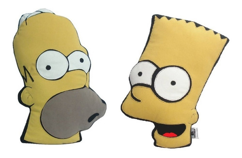 Cojines Dicrea Combo Homero+ Bart Packx2