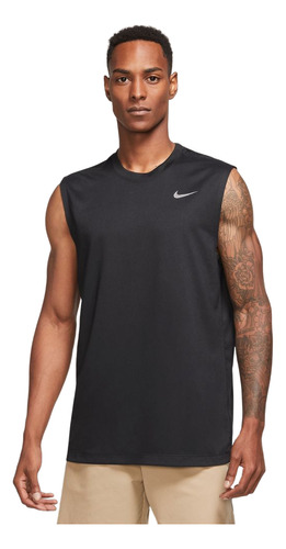 Camiseta Esqueleto Nike Dri Fit Tee Reset-negro