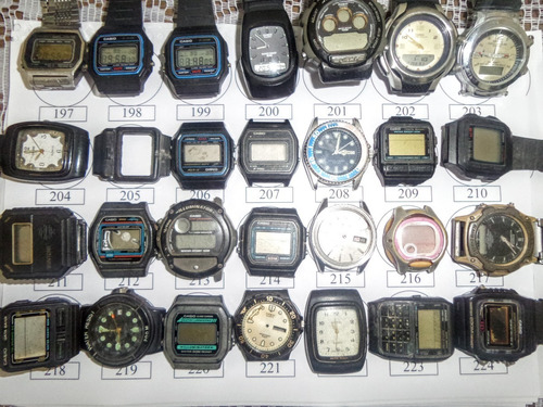Lote 1 Sucatas Casio E Outros- Máquina Do Tempo
