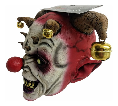Imagen 3 de 4 de Mascara Hallowen Payaso Demonio Arlequin Latex Envio Gratis