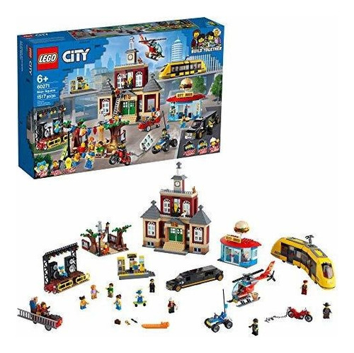   City Main Square 60271 Set, Cool Building Toy