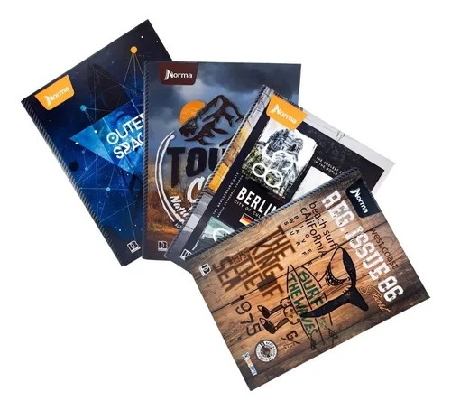 Cuaderno Cosido 100 Hojas X-presarte Pasta Dura Norma X 5