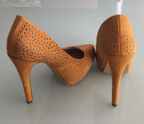Sapato De Festa Feminino, N 37, Modelo Pata De Vaca, Prego | Mercado Livre