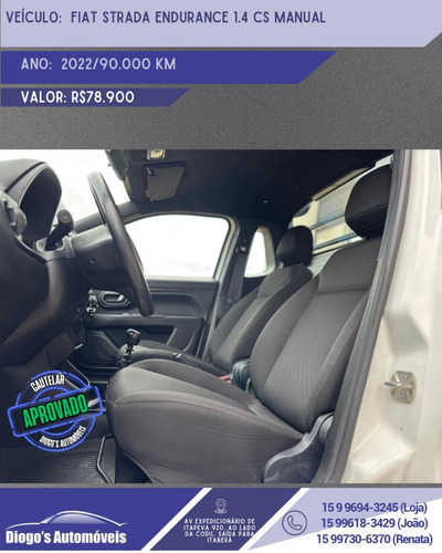 Fiat Strada 1.4 Endurance Cab. Cs Plus Flex 2p